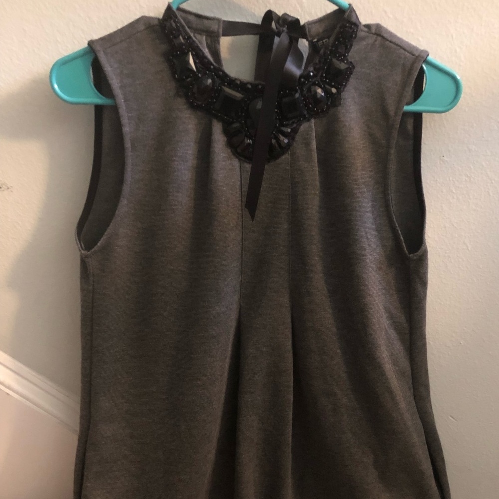 Maternity dress , gray and black size M
